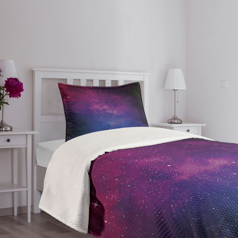 Stardust Space Rainbow Bedspread Set