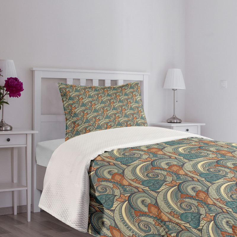 Contrast Vivid Tones Bedspread Set