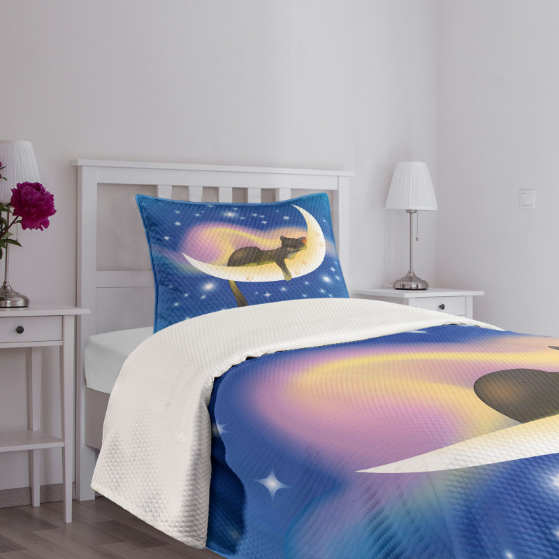 Baby Kids Cat Bedspread Set