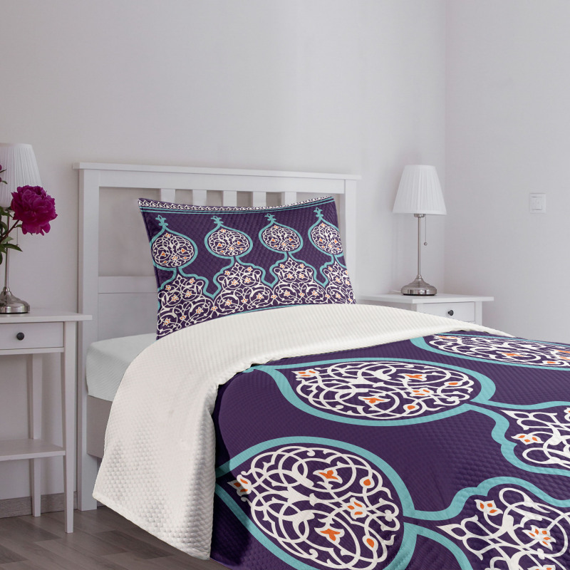 Mystic Oriental Design Bedspread Set