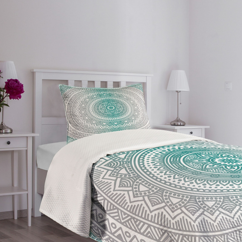 Boho Meditation Art Work Bedspread Set