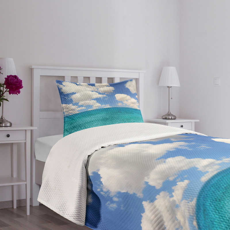 Tropical Island Beach Bedspread Set