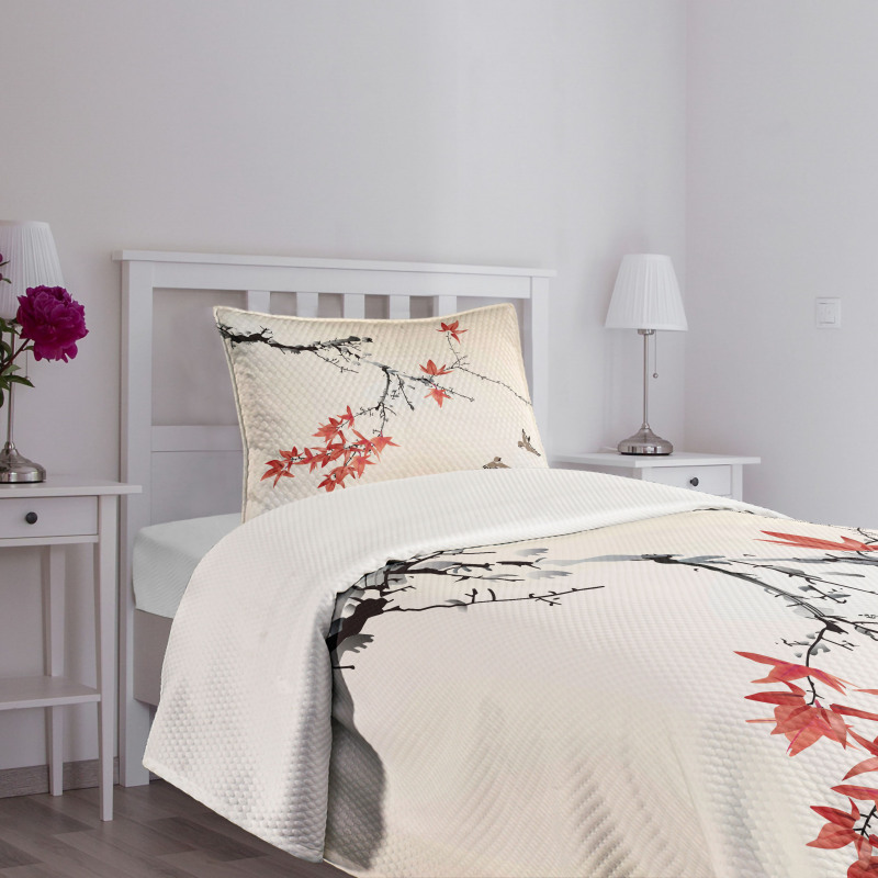 Romantic Spring Theme Bedspread Set
