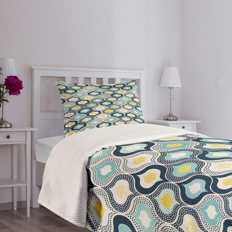 Morrocan Style Dots Art Bedspread Set