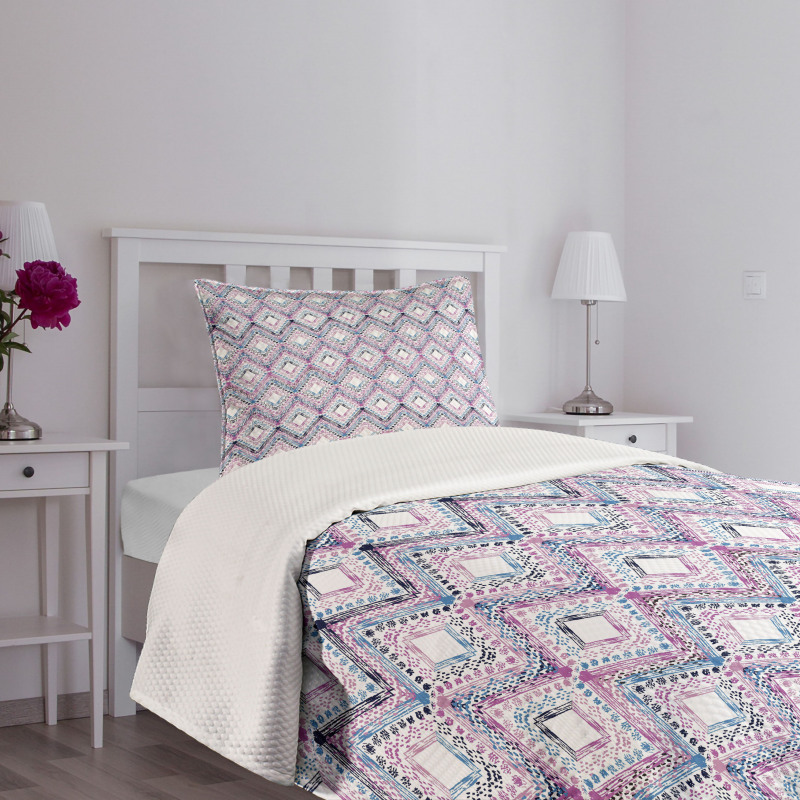 Abstract Tribal Pattern Bedspread Set