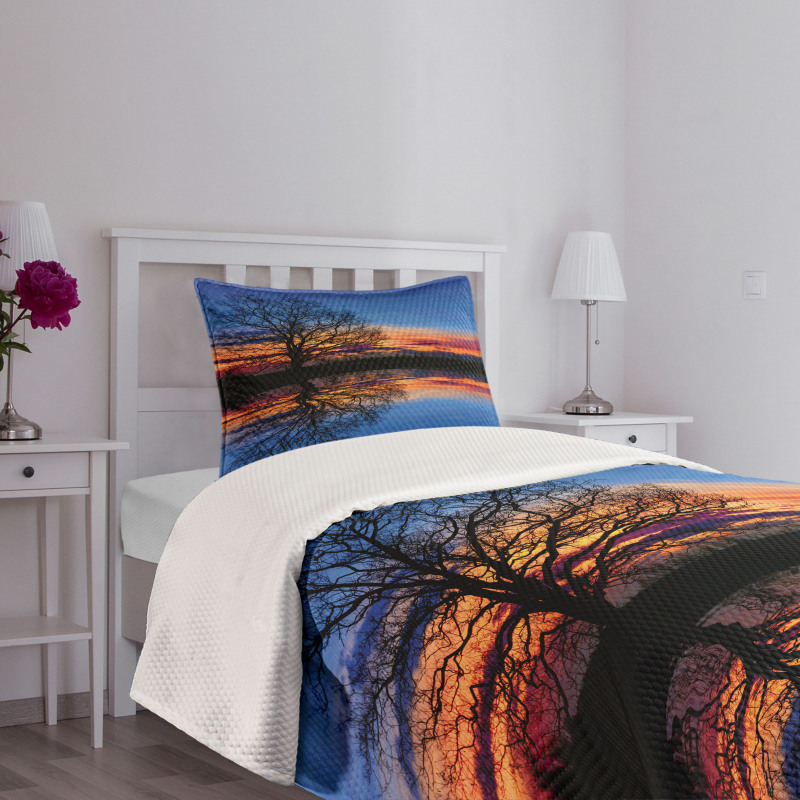 Night Scenery Bedspread Set