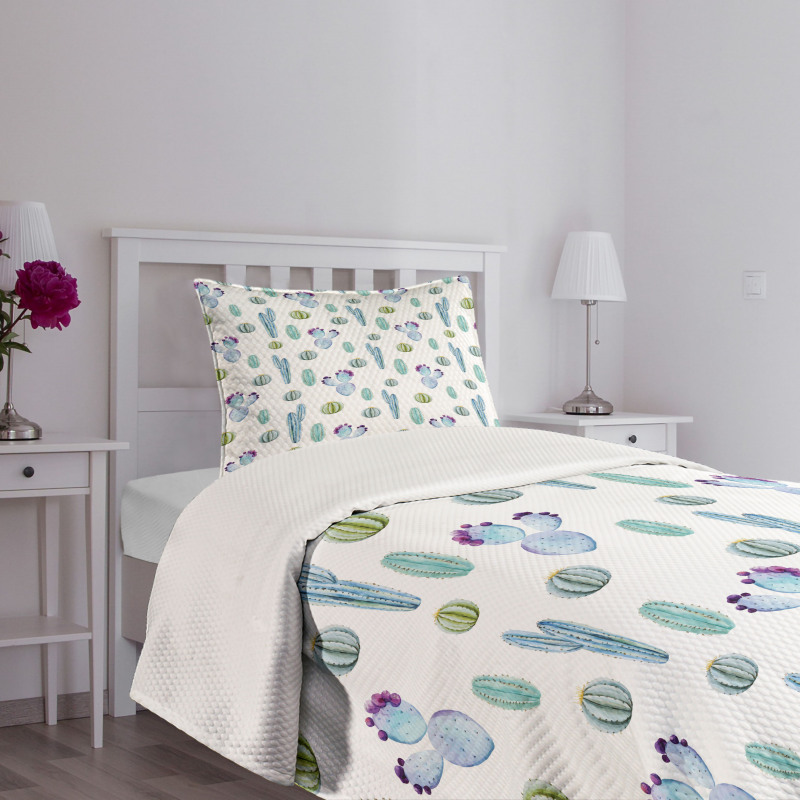 Botanic Desert Flowers Bedspread Set