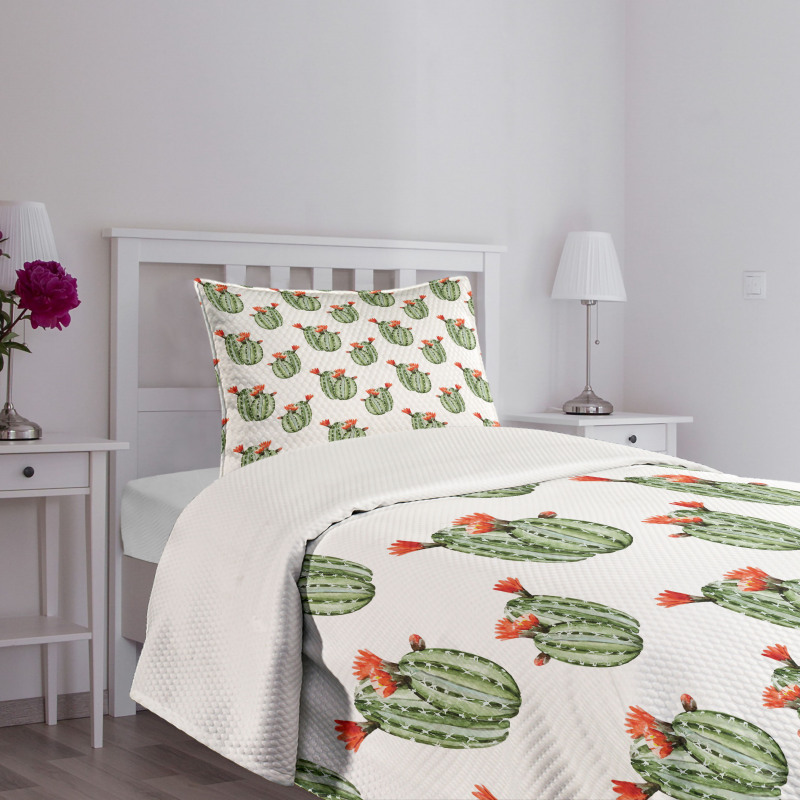 Cactus Plant Desert Bedspread Set