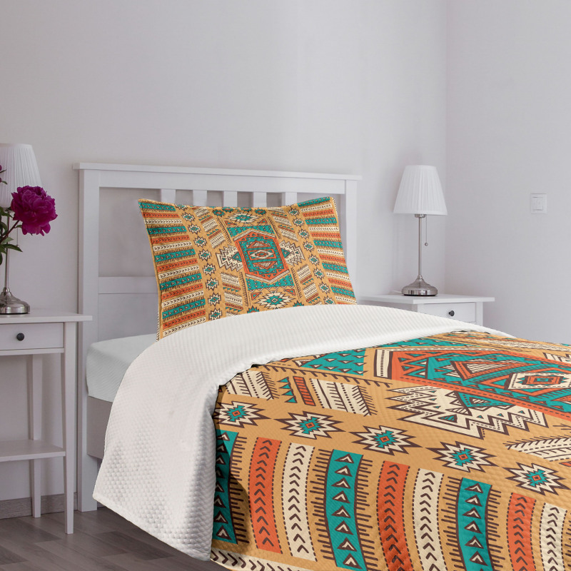 Bohemian Pattern Bedspread Set