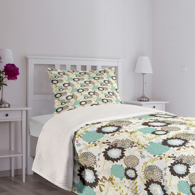 Dandelions Floral Bedspread Set