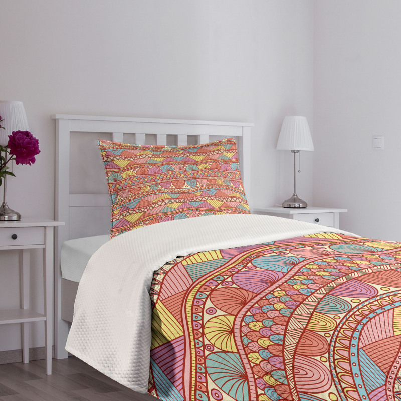 Colorful Art Bedspread Set