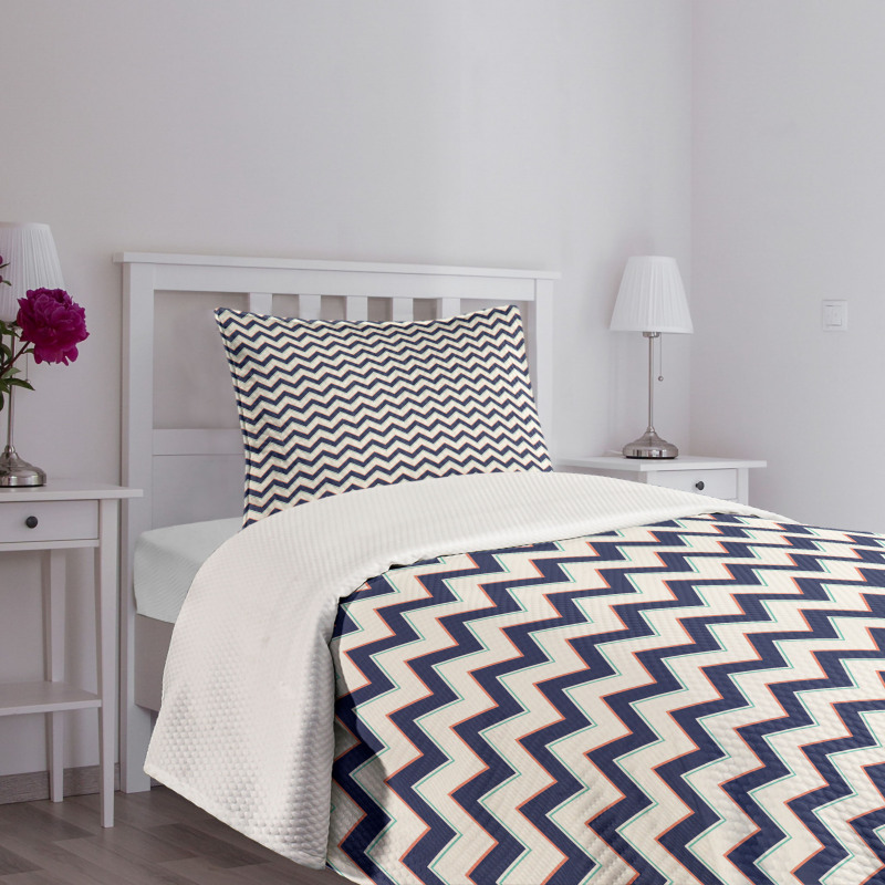 Geometric Retro Funky Bedspread Set