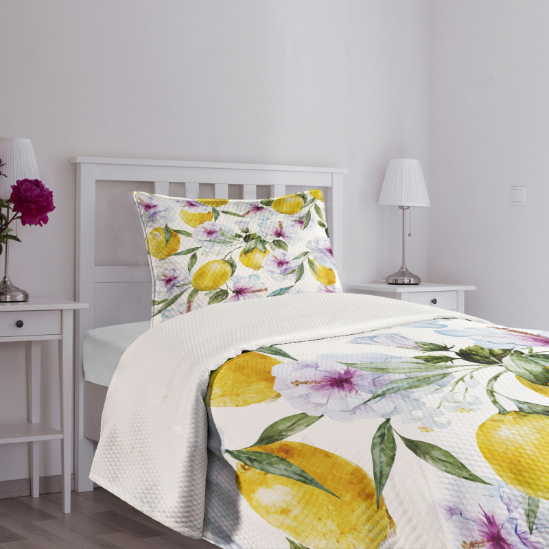 Flowers Harvest Aroma Bedspread Set