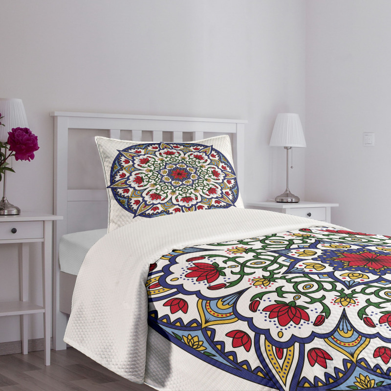 Mandala Lotus Bedspread Set