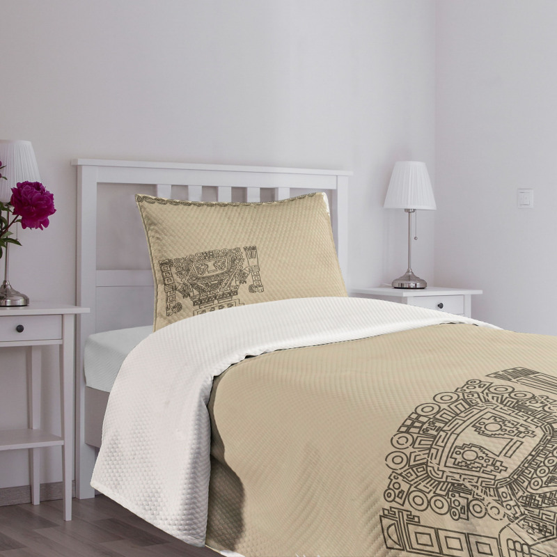 Mayan Relic Bedspread Set