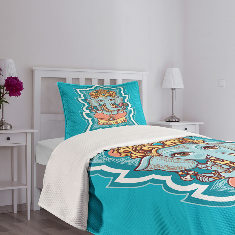 Asian Mandala Bedspread Set