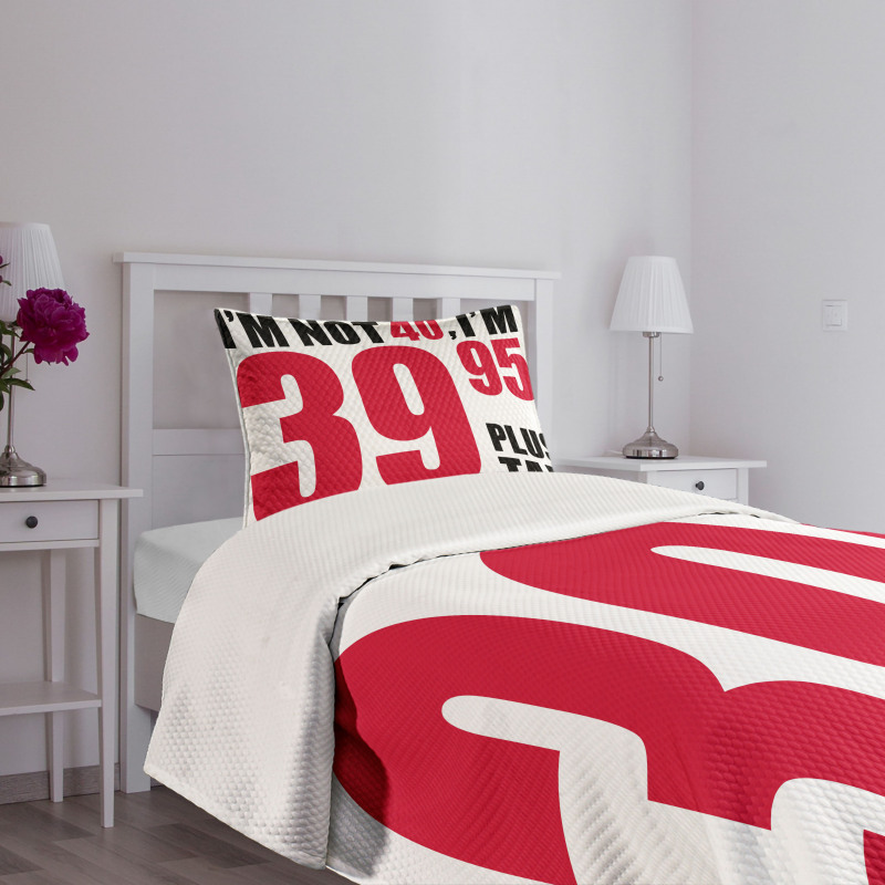 Humorous Funny Slogan Bedspread Set