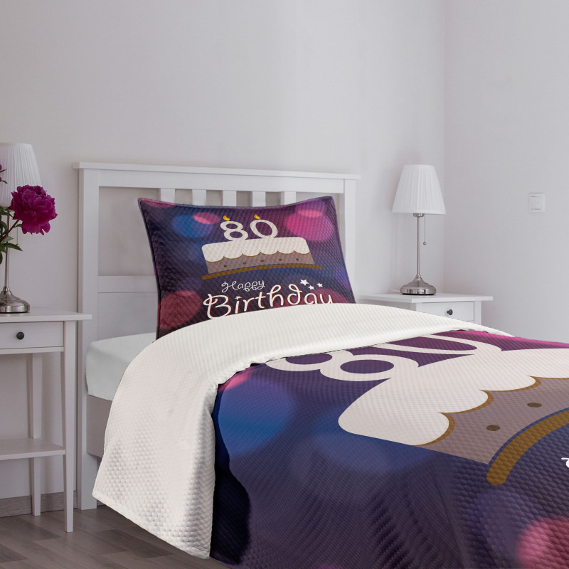 Abstract Cake Bedspread Set