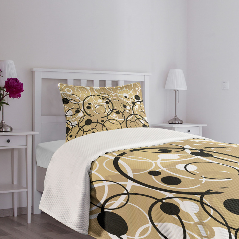 Funky Grungy Retro Bedspread Set