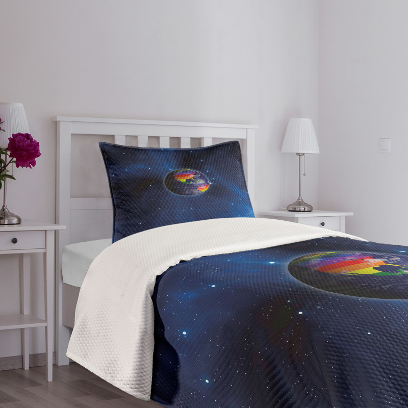 Earth LGBT Colors Bedspread Set