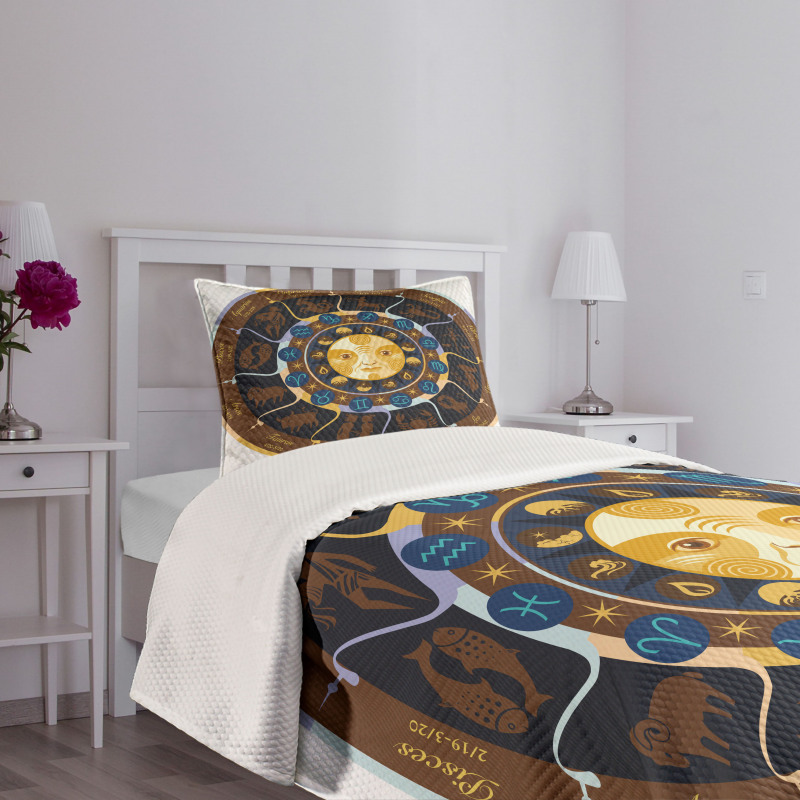 Aries Taurus Gemini Bedspread Set