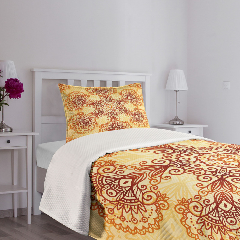 Oriental Vintage Ornaments Bedspread Set