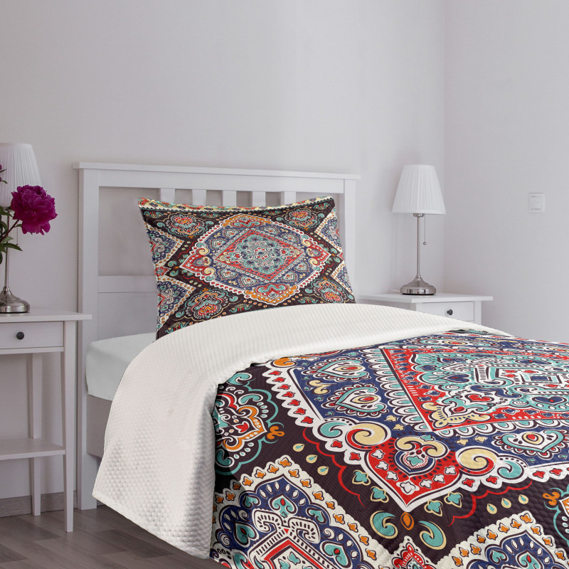 Vibrant Vintage Bohemian Bedspread Set