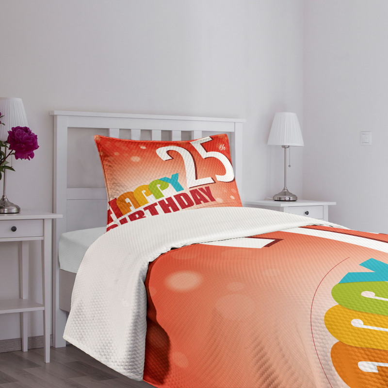 Abstract Colorful Bedspread Set