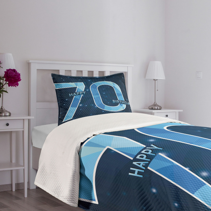 Stars Space Party Bedspread Set