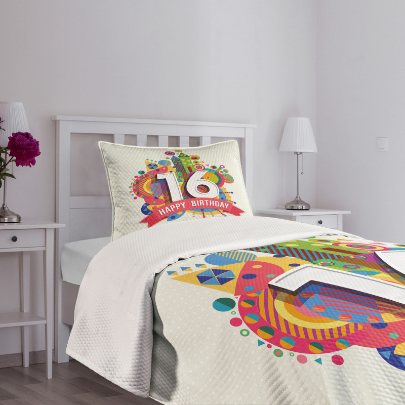 Celebration Funky Bedspread Set