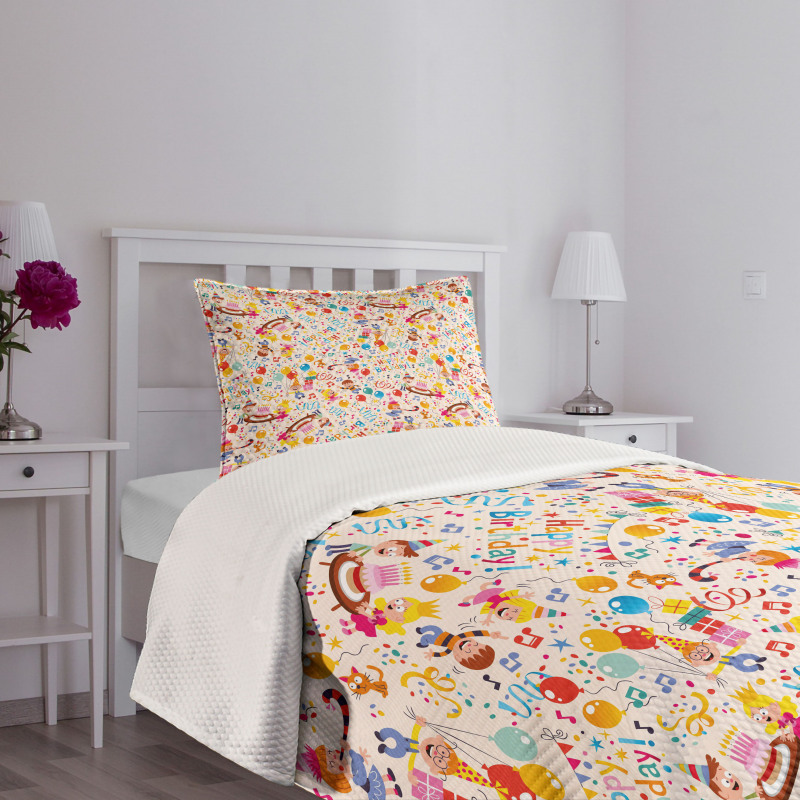 Children Celebration Bedspread Set