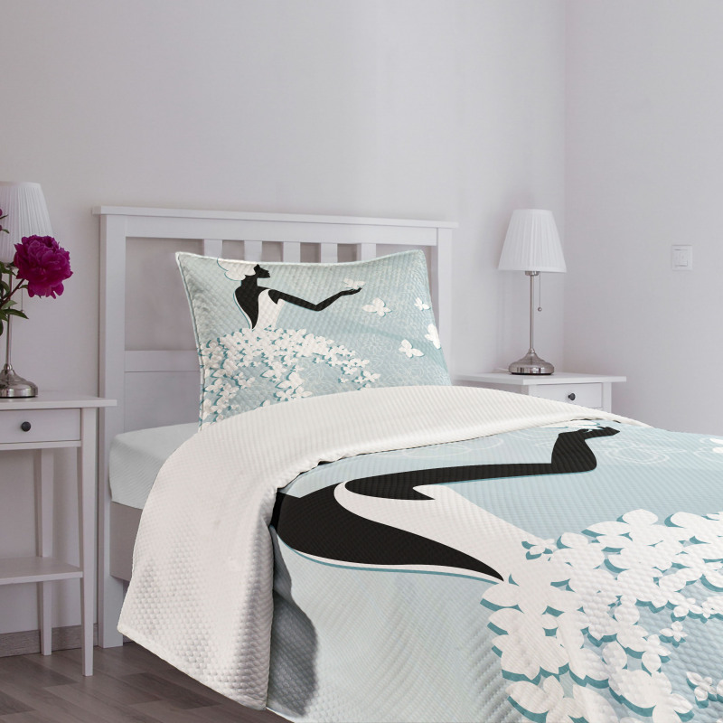 Butterfly Dress Bedspread Set