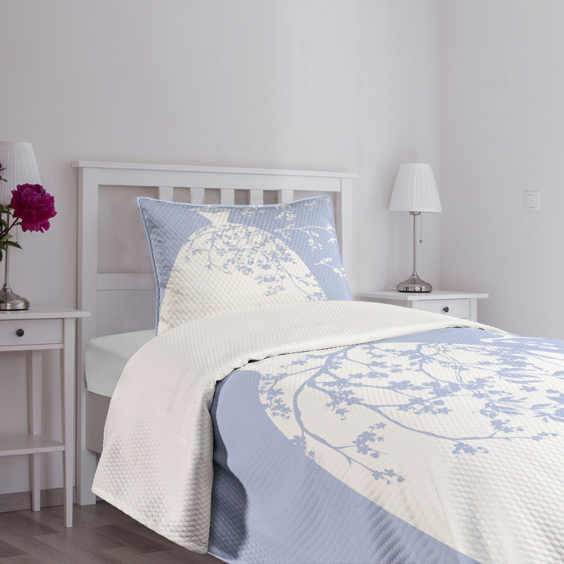 Floral Bride Dress Bedspread Set