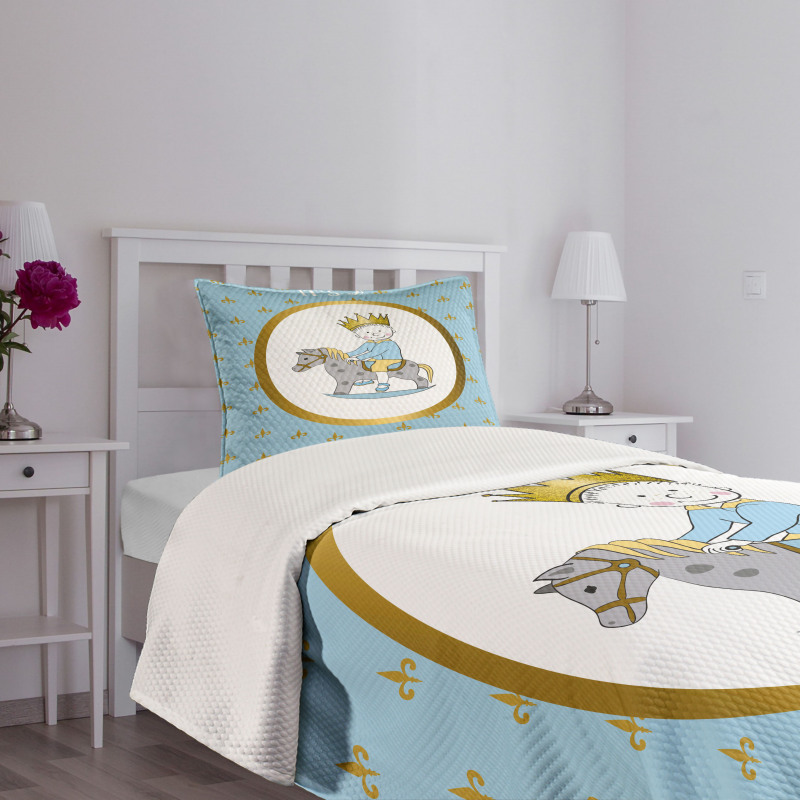 It's a Prince Newborn Bedspread Set