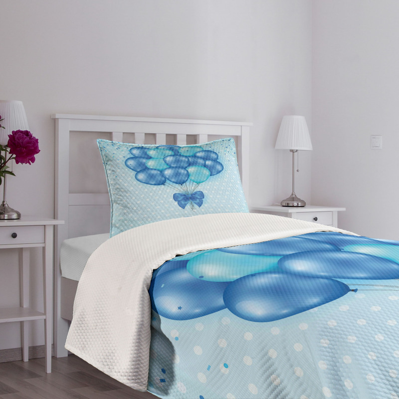 Balloons Polka Dots Bedspread Set