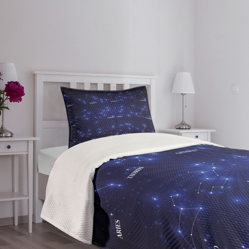 Astrology Stars Bedspread Set