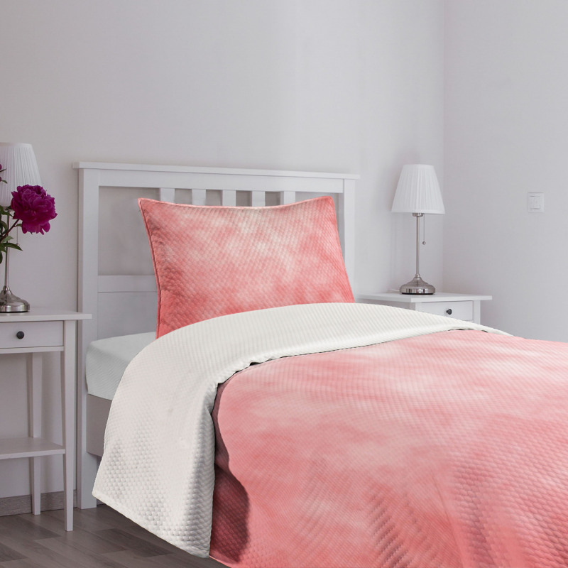 Pale Spring Watercolor Bedspread Set