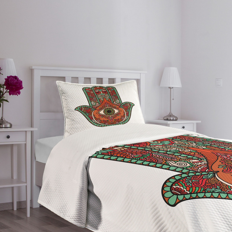 Vintage Boho Colorful Bedspread Set