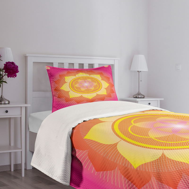 Lotus Planet Astral Cosmic Bedspread Set