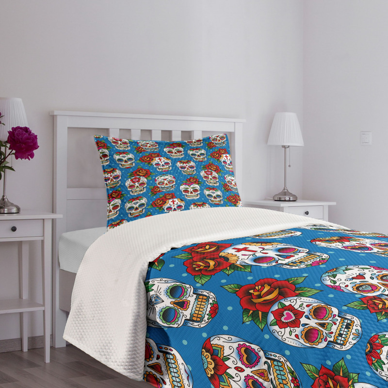 Mexican Retro Dots Bedspread Set