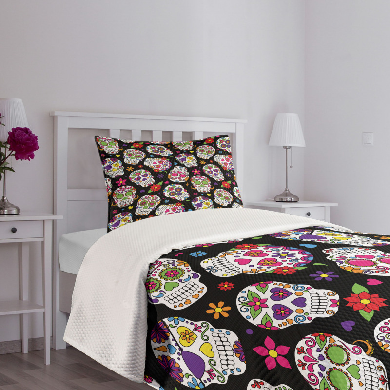 Mexico Themed Design Bedspread Set
