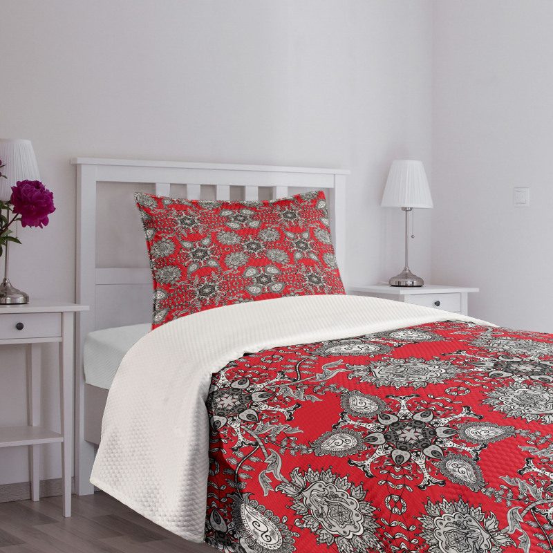 Paisley Doodle Bedspread Set