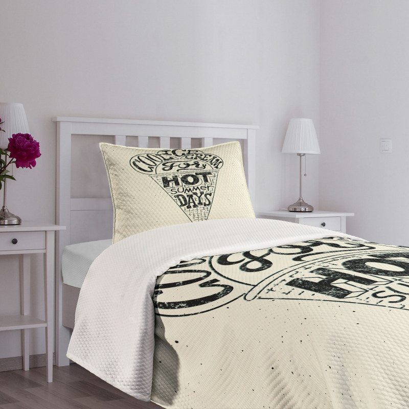 Cool Ice Cream Bedspread Set