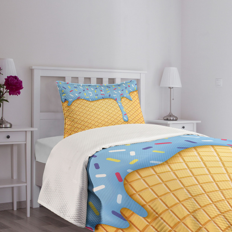 Waffle Bedspread Set