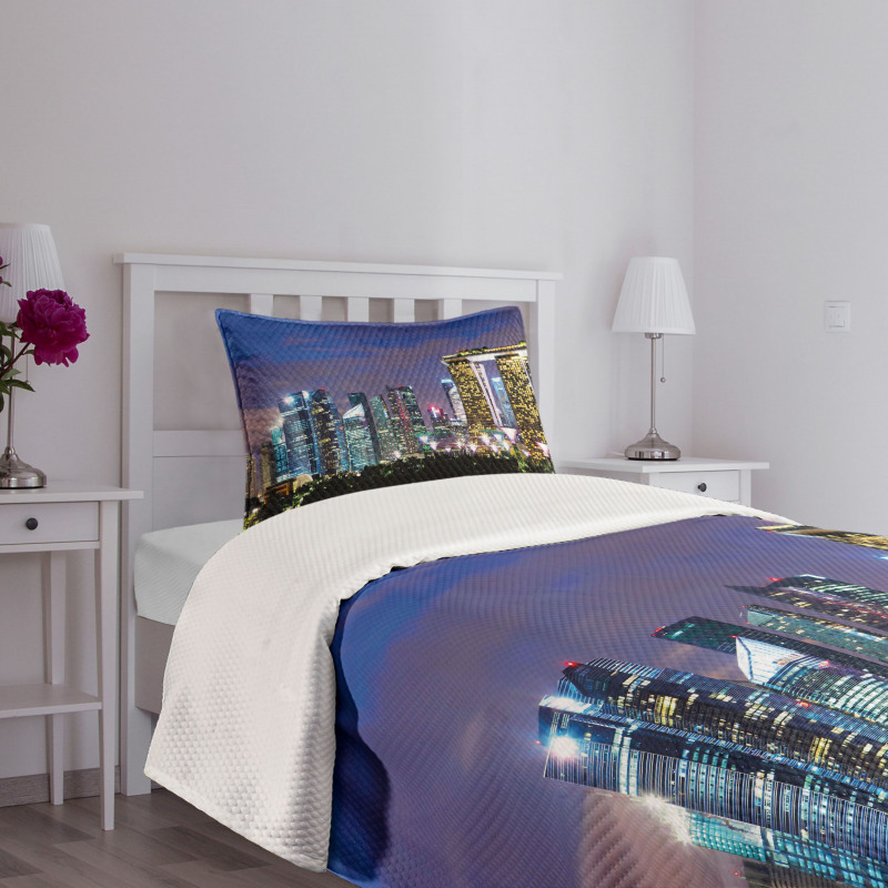 Singapore City Bedspread Set