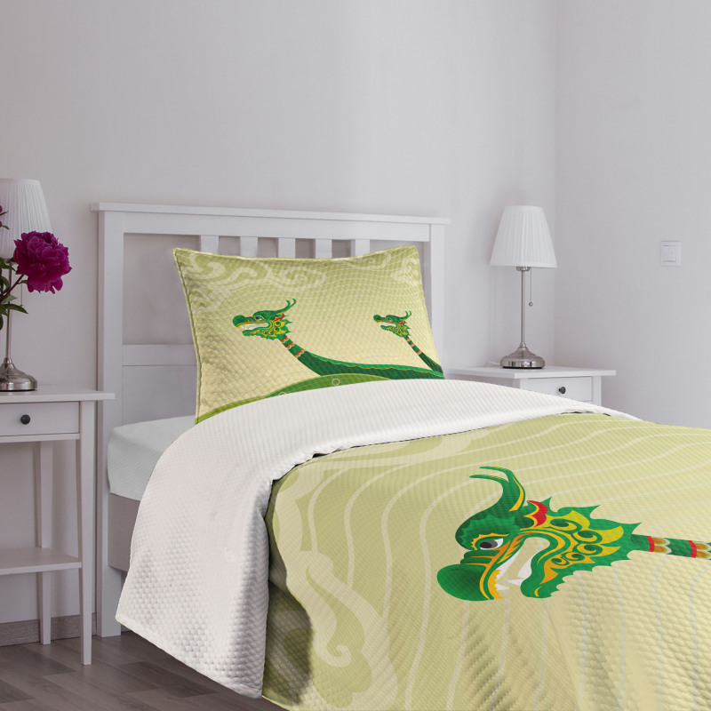 Tatsu Mythical Animal Bedspread Set