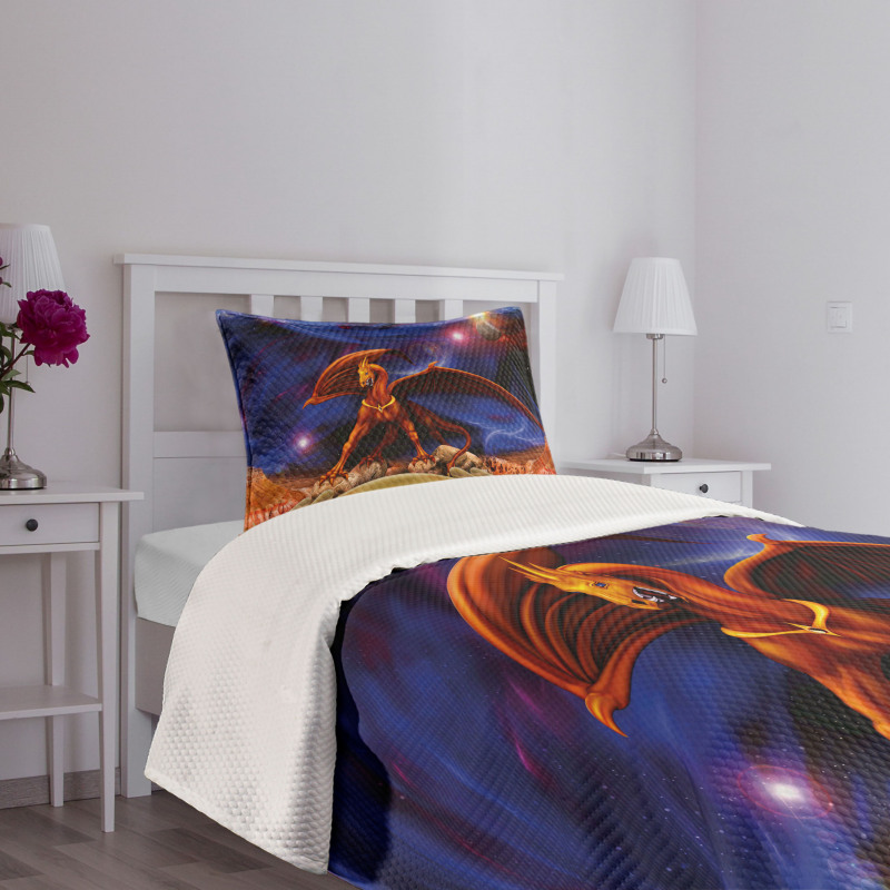 Dragon Knight Cosmos Bedspread Set