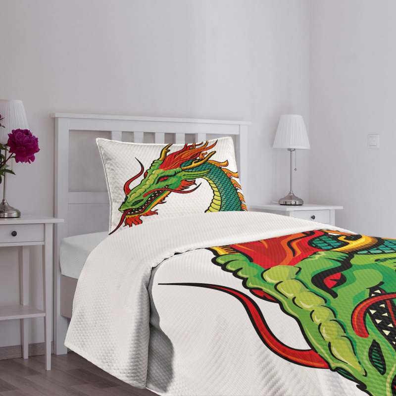 Monster Portrait Fantasy Bedspread Set