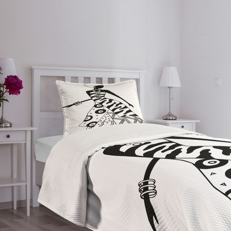 Native Tribal Bedspread Set