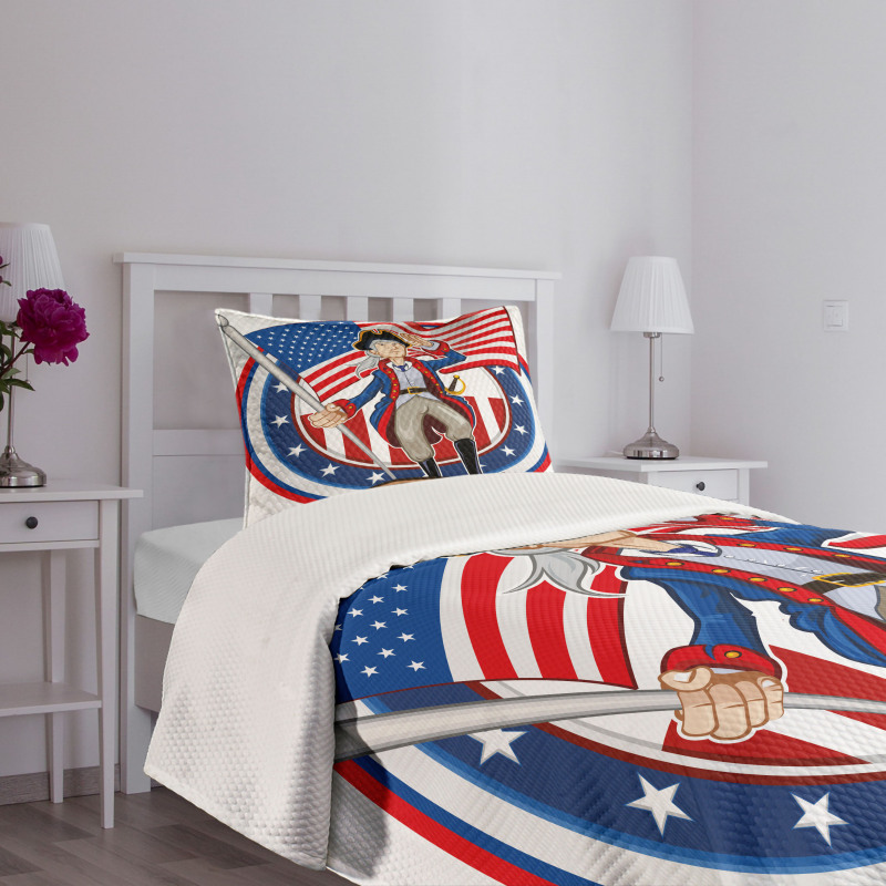 Patriot Emblem Bedspread Set